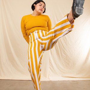 Big Bud Press Yellow Stripe Work Pants **NEVER WORN**